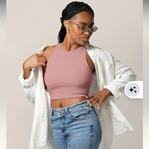 Kindred Bravely Sublime Bamboo Hands-Free Pumping Longline Bra Light Mauve